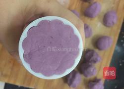 紫薯花生饼的做法图解9