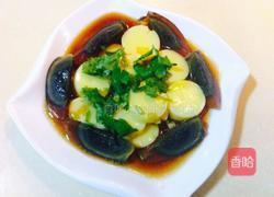 皮蛋拌樱玉豆腐的做法图解7