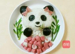 大熊猫饭团的做法图解9