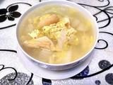 油豆腐白菜鸡蛋汤