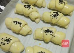 蜜豆牛角面包的做法图解13