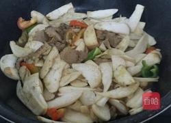 肉炒杏鲍菇的做法图解3