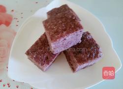 紫米面奶香发糕的做法图解7