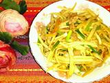 茭白炒肉丝