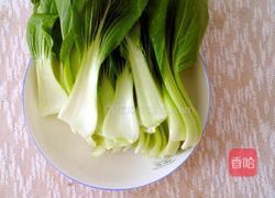 香菇油菜的做法图解3