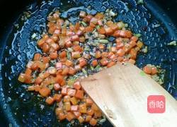 五彩炒饭的做法图解4