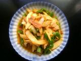 青椒肉片炒茭白