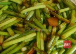 清炒蒜苔的做法图解3