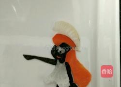 蓝精灵土司卷的做法图解3