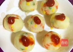 奶香什锦土豆球的做法图解5