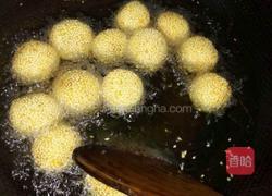 南瓜紫薯陷小麻球的做法图解9