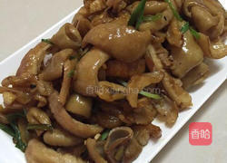 罗卜干炒肥肠的做法图解6
