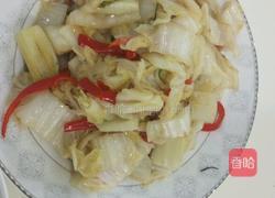 酸辣大白菜的做法图解5