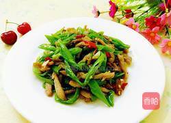 青椒炒肉的做法图解9