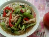 蘑菇炒青菜