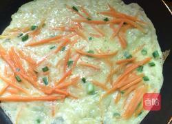 胡萝卜鸡蛋饼的做法图解6
