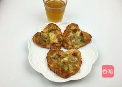 自制迷你爱心披萨的做法图解12