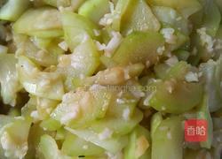 清炒蒜泥蒲瓜的做法图解4