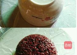 黑糯米饭汉堡的做法图解6
