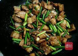 蒜苔炒五花肉的做法图解7