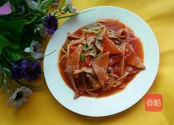 西红柿平菇炒午餐肉的做法图解7