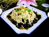 凉拌黑木耳金针菇（降血压的菜)