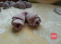 紫薯玫瑰花馒头的做法图解7