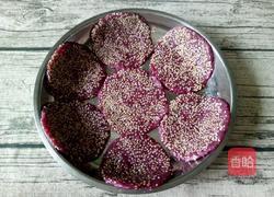 芝麻紫薯蒸饼的做法图解6