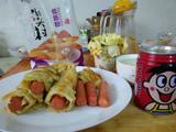 生姜饼卷火腿