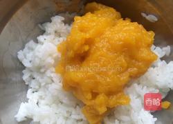 南瓜小鸟饭团的做法图解1