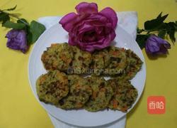 槐花粗粮烙饼的做法图解12