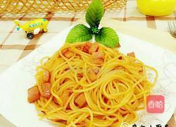 烟肉炒意面的做法图解11
