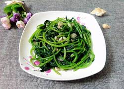 蒜香红薯叶