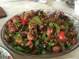 鸡腿炒尖椒