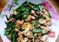 韭菜薹鸡蛋的做法图解3