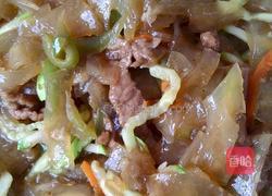 炒肉拉皮的做法图解8