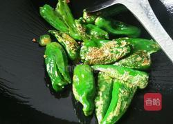 干煸辣椒豆角的做法图解5