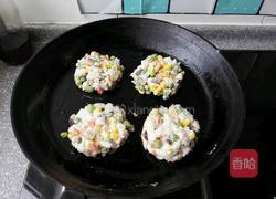虾仁五色菜饼的做法图解8