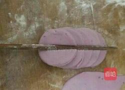 玫瑰紫薯包的做法图解5
