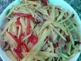土豆丝炒瘦肉