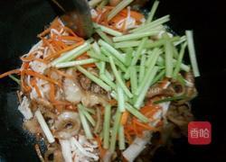 牛肚炒金针菇的做法图解5