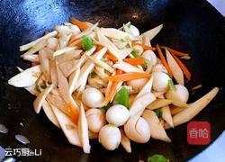 茭白蚝油炒鹌鹑蛋的做法图解11