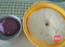 紫薯花馒头的做法图解4