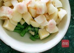 苹果桃子豆角沙拉（一天一菜）的做法图解2