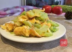 苦瓜炒蛋的做法图解7