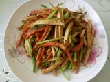 小芹豆干炒火腿