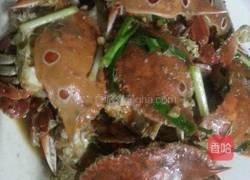 姜葱蒜炒蟹的做法图解7