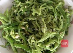 青椒炒茶豆的做法图解4