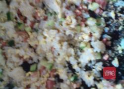 黄瓜火腿鸡蛋炒饭的做法图解7