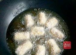 脆皮芋头豆沙卷的做法图解6